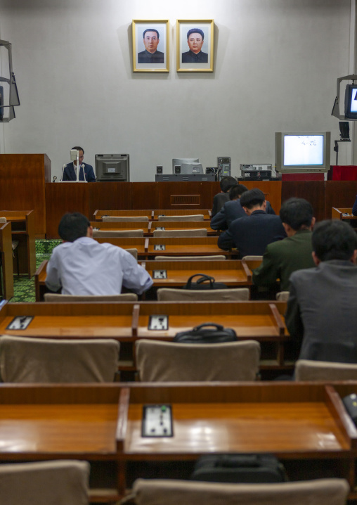 Grand people's study house classroom, DGC, Pyongyang, North Korea