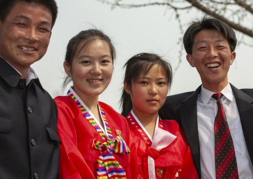 North Korean young people in a park, DGC, Pyongyang, North Korea