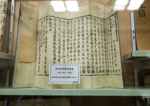 Library in the Grand people's study house, DGC, Pyongyang, North Korea