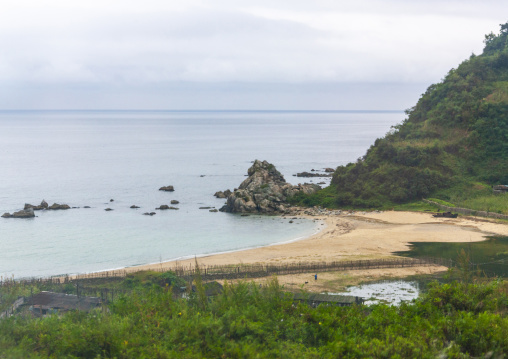 Beach on the coast, North Hamgyong, Chilbosan, North Korea