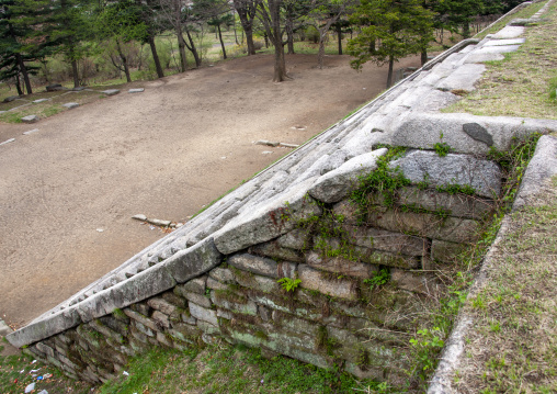 Manwoldae royal palace stairs ruins, North Hwanghae, Kaesong, North Korea