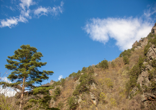 Hill landscape, North Hamgyong, Chilbosan, North Korea