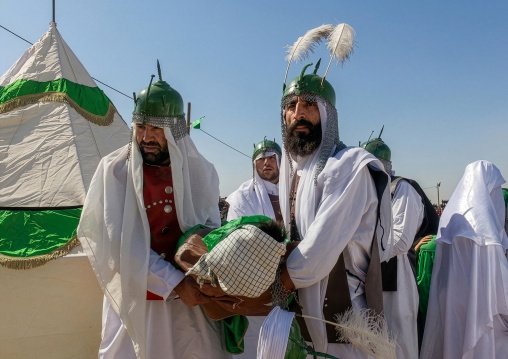 Death of Qasim ibn al-Hasan in Kerbala during tazieh, Lorestan Province, Khorramabad, Iran
