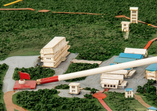 Demilitarized Zone mock-up model, North Hwanghae Province, Panmunjom, North Korea