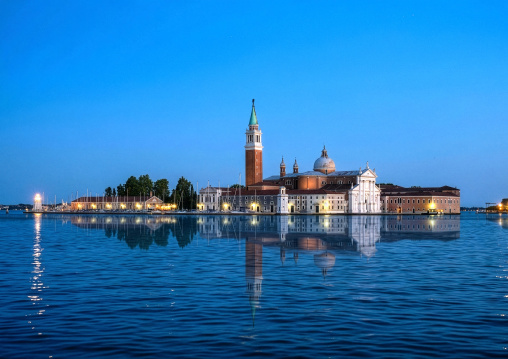 View of the Abbey of San Giorgio Maggiore, Veneto, Venice, Italy