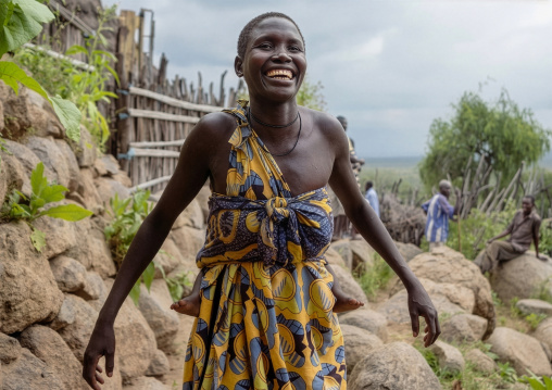 Lotuko tribe woman, Central Equatoria, Illeu, South Sudan