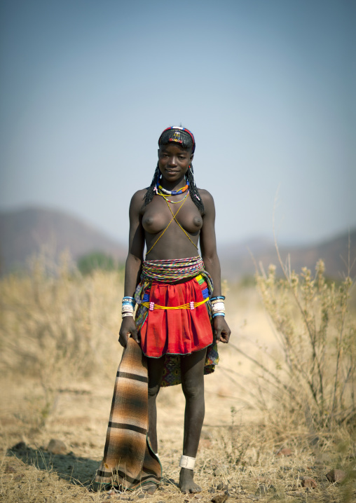 Mucawana Girl Called Fernanda, Village Of Soba, Angola