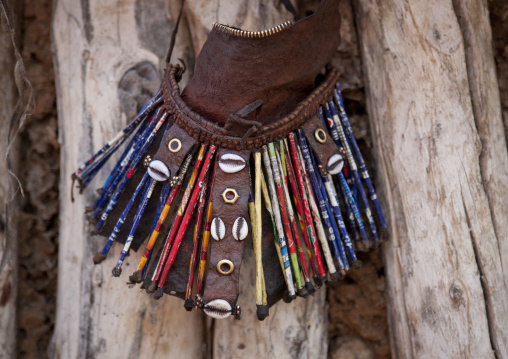 Kapapo Headdress Made Of Waste Materials, Village Of Soba, Angola