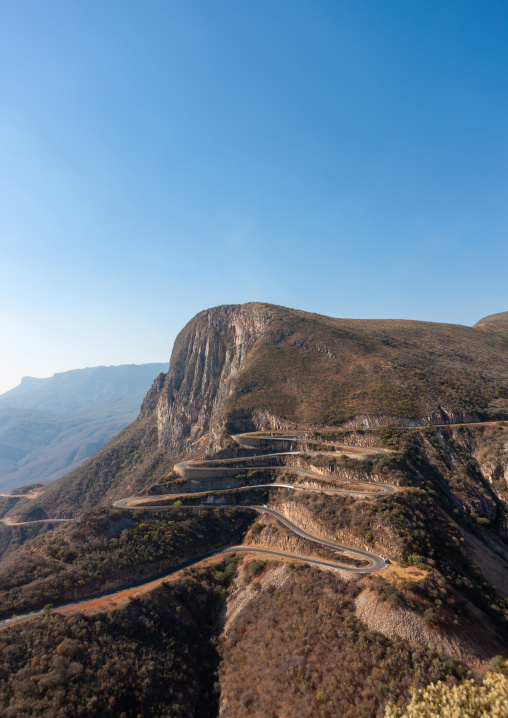 The road at serra da Leba, Huila Province, Lubango, Angola