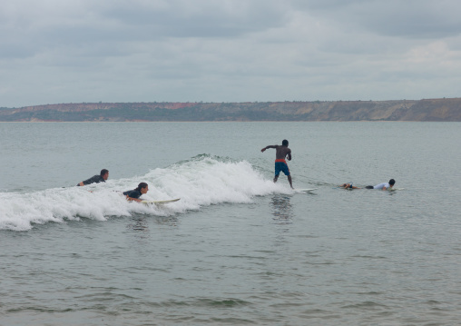 People surfing at Capo Ledo, Luanda Province, Capo Ledo, Angola