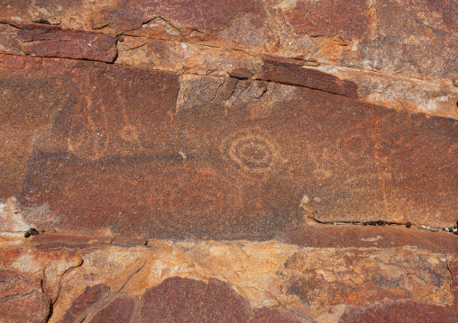 Rock carving in Tchitundo Hulo hills, Namibe Province, Capolopopo, Angola