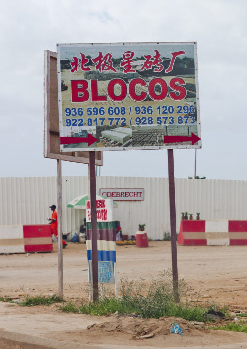 Panel Of A Chinese Company, Luanda, Angola