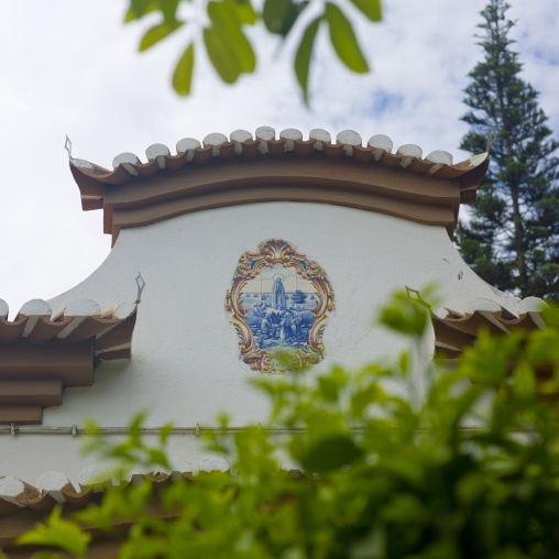Madonna On A Facade Of An Old Portuguese House In Benguela, Angola