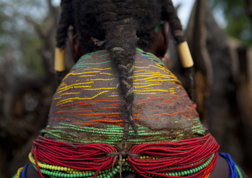 A Vilanda, Traditional Mwila Necklace, Chibia Area, Angola