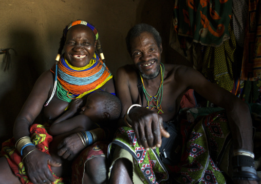 Mwila Couple Smiling, Angola