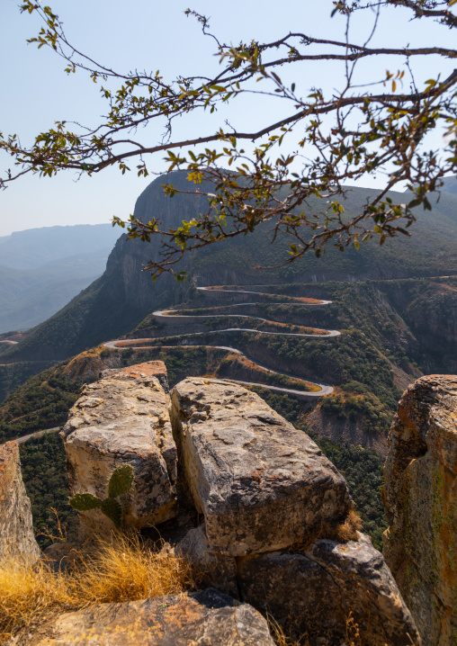 The road at serra da Leba, Huila Province, Humpata, Angola