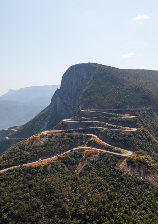 The road at serra da Leba, Huila Province, Humpata, Angola