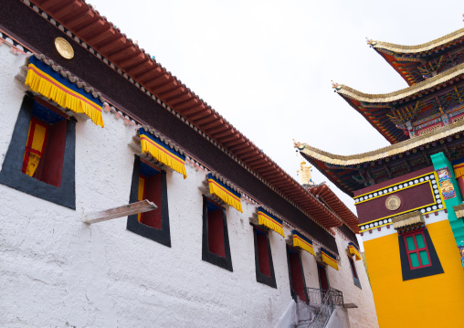 Temple in Rongwo monastery, Tongren County, Longwu, China