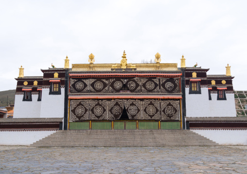 Tibetan temple in Hezuo monastery, Gansu province, Hezuo, China