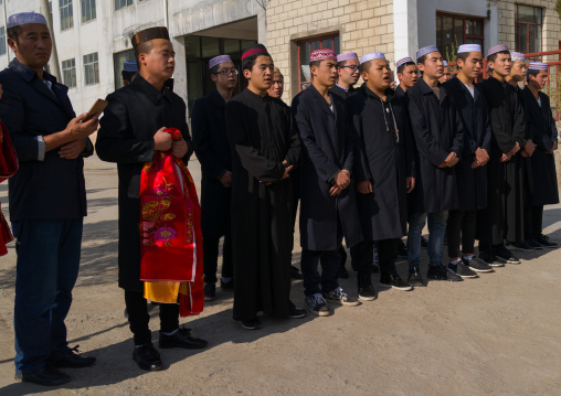 Sufi people celebration at Mingde Gong Bei temple, Gansu province, Linxia, China