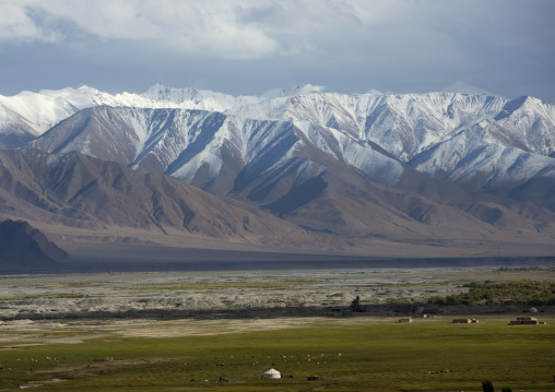 view from Tashkurgan Fort, Tashkurgan, Xinjiang Uyghur Autonomous Region, China