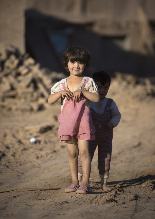Uyghur Girl In The Old Town Of Kashgar, Xinjiang Uyghur Autonomous Region, China