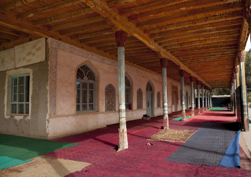 Inside Of A Mosque, Minfeng, Xinjiang Uyghur Autonomous Region, China
