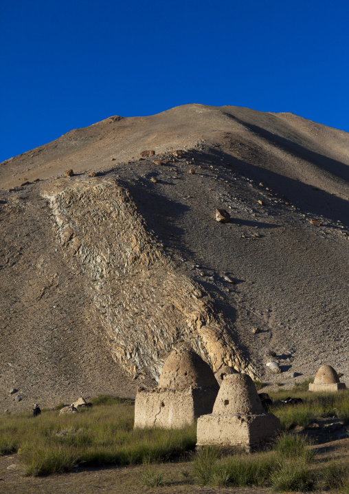 Kyrgyz Tombs Near Karakul Lake, Xinjiang Uyghur Autonomous Region, China