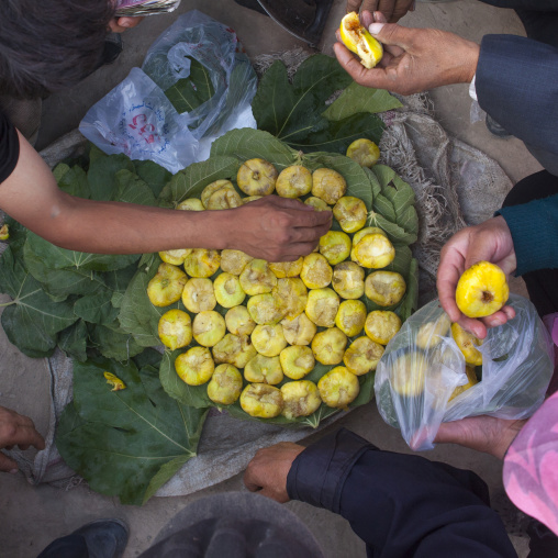 Figs In Opal Village Market, Xinjiang Uyghur Autonomous Region, China