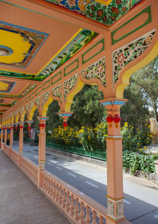 Seman Hotel corridor, Former Russian Consulate, Xinjiang Uyghur Autonomous Region, China