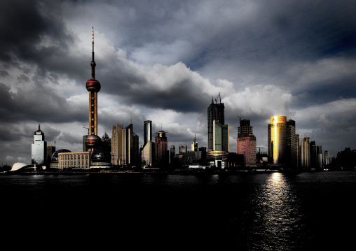 Jinmao Tower And Oriental Pearl Tower, Shanghai, China