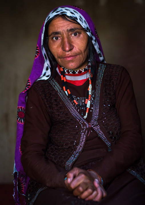 Portrait of an afghan woman, Badakhshan province, Zebak, Afghanistan