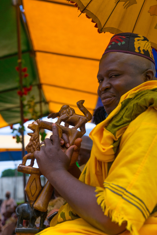 Benin, West Africa, Porto-Novo, traditional kings meeting