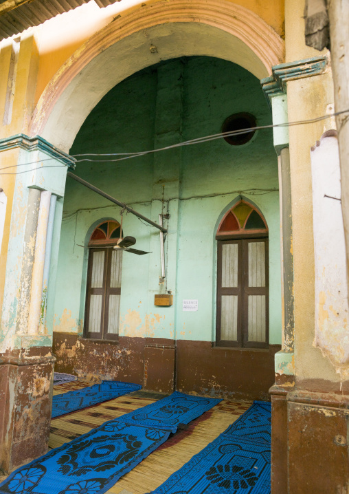 Benin, West Africa, Porto-Novo, praying room outside the great mosque