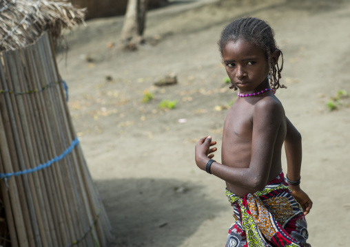 Benin, West Africa, Gossoue, fulani peul tribe girl