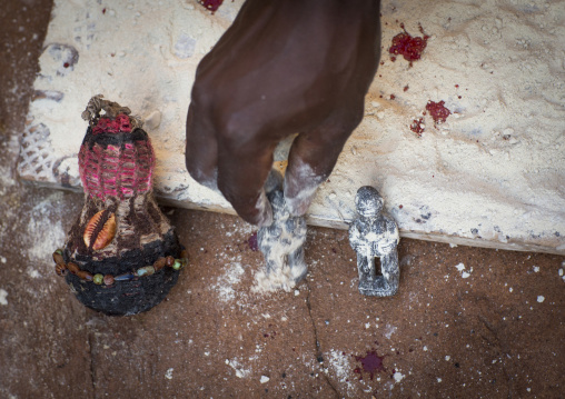 Benin, West Africa, Bonhicon, divination board used during a voodoo ceremony