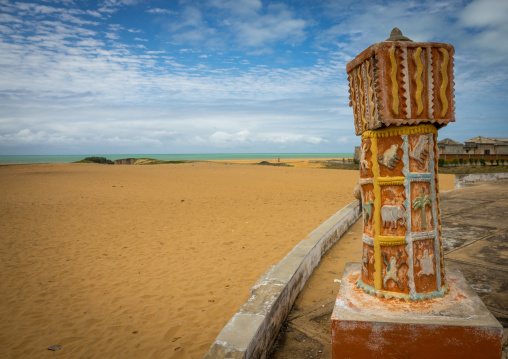 Benin, West Africa, Ouidah, memorial at door of no return, major slave port during trans-atlantic slave trade
