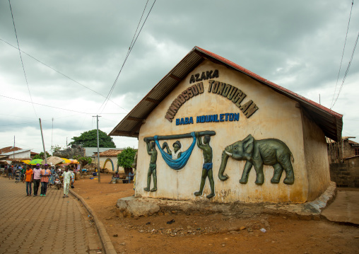 Benin, West Africa, Savalou, baba hounleton vodoo temple