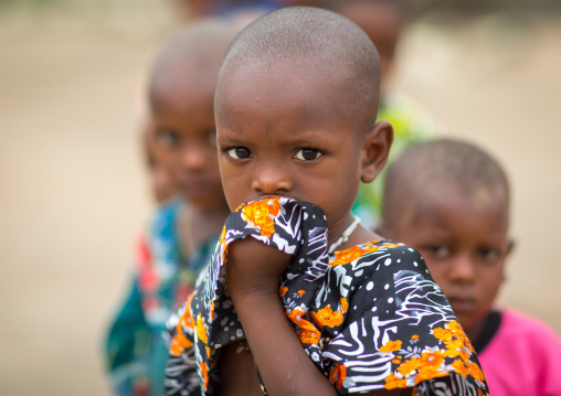 Benin, West Africa, Savalou, fulani peul tribe children