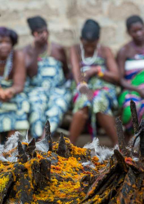 Benin, West Africa, Bopa, women during a voodoo ceremony