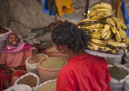 Woman Sellers In The Market, Dire Dawa, Ethiopia