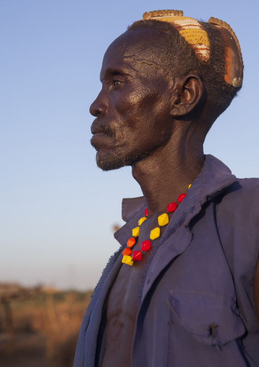 Dassanech Tribe Elder, Omorate, Omo Valley, Ethiopia