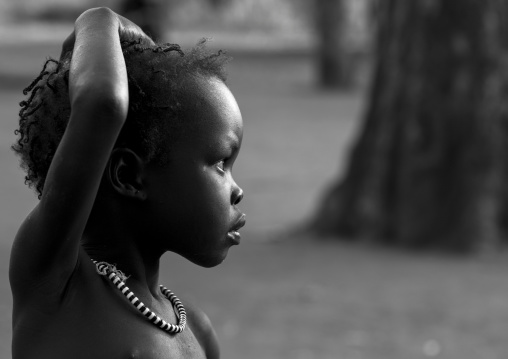 Anuak Child Boy In Abobo, The Former Anuak King Village, Gambela Region, Ethiopia