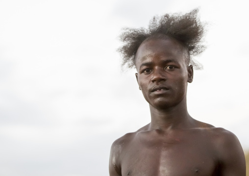 Bashada Tribe Jumper During A Bull Jumping Ceremony, Dimeka, Omo Valley, Ethiopia