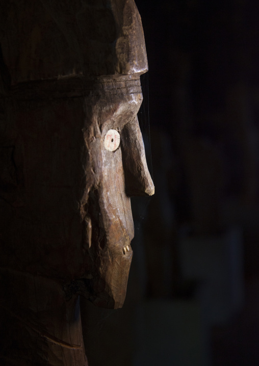 Famous Carved Wooden Effigies Of Waga Chiefs And Warriors, Konso, Ethiopia