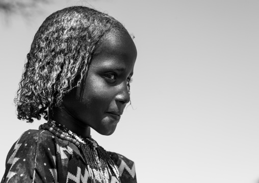 Borana Tribe Girl With Butter On Her Hair, Yabelo, Ethiopia