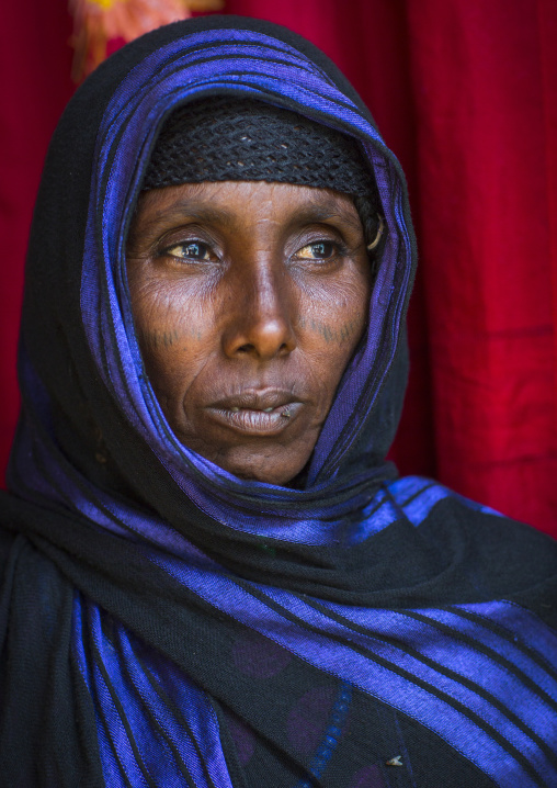 Afar Tribe Woman, Assaita, Afar Regional State, Ethiopia
