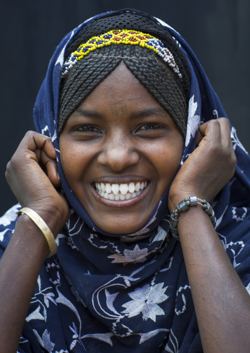 Afar Tribe Woman With Sharpened Teeth, Assaita, Afar Regional State, Ethiopia
