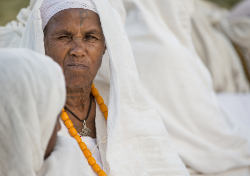 Pilgrim At Timkat Festival, Lalibela, Ethiopia