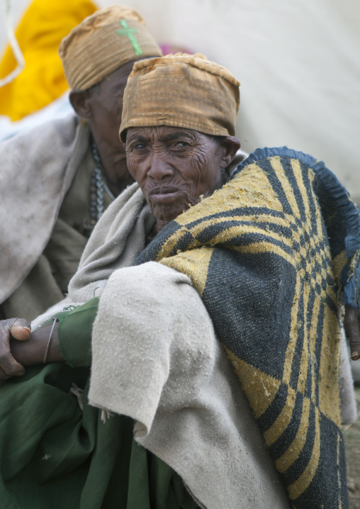 Ethiopian Orthodox Man Celebrating The Timkat Epiphany Festival, Lalibela, Ethiopia